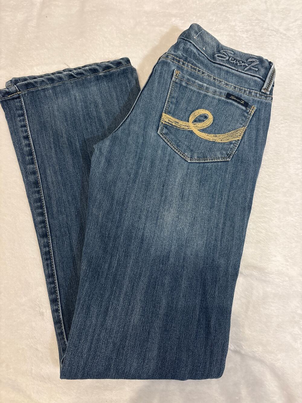 Seven 7 Jean boot cut size 7. Denim Jean. Excellent condition! Size 28
